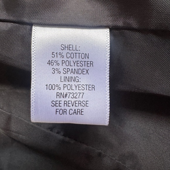 Apt. 9 Size 0 Black Fitted Padded Shoulders Lined Torie Blazer Nearly New - Picture 5 of 8